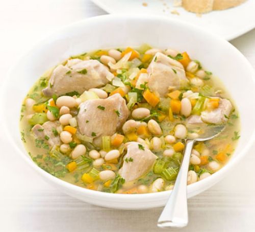 سوپ رژیمی با مرغ (ارزان و خوشمزه)