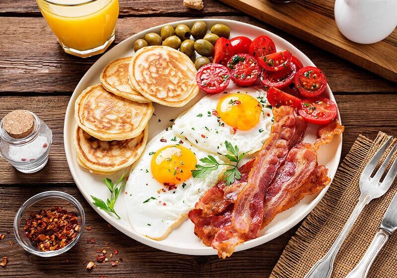  طرز تهیه صبحانه آمریکایی🍳بشقاب لاکچری به سبک USA